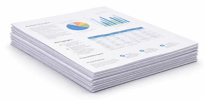 Prints from PDF files