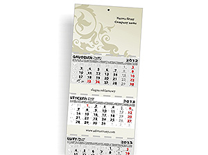 Four-month calendars