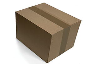 Packing books - Standard - carton boxes or paper parcels on a pallet