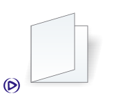 (600x300) Foldable Insert for a vinyl record