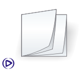 (600x600) Foldable insert for a vinyl record