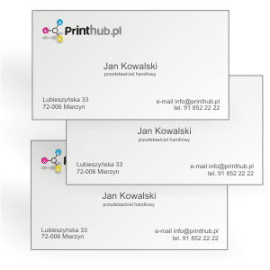 ( L x h ) - Business cards for multiple people Pantone
