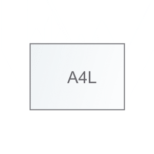 Horizontal A4 folders (297x210)