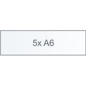 Folders 5x A6 (525x148)