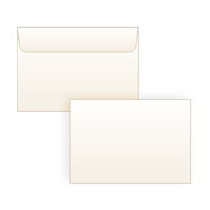 Envelopes C5 creme, opened long side Envelopes C5 creme, opened long side