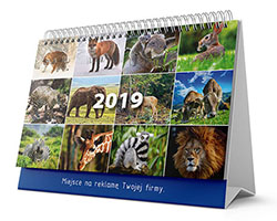 Multi-panel spiral calendar calendar - Animals