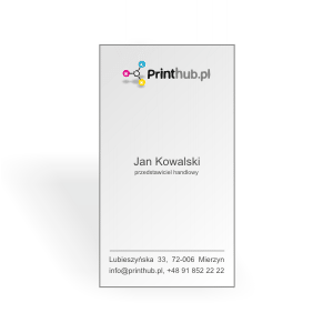 Vertical business cards (50x90)