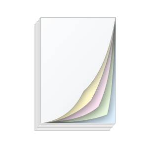 Carbonless copy pads - 100 sheets (original + 4 copies)