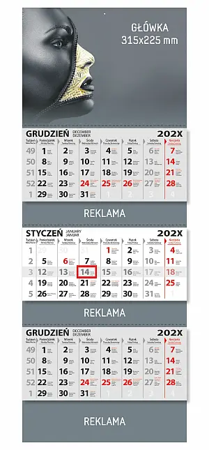 Three-month calendars (315x830)