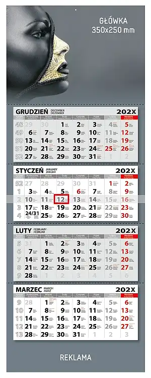 Large four-month calendars (350x925)