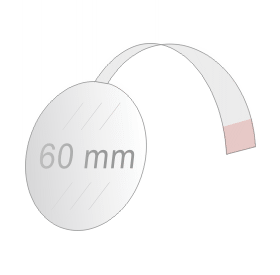 Wobbler, Ad hanger - round 60 Wobbler, Ad hanger - round 60