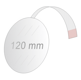 Wobbler, Ad hanger - round 120 Wobbler, Ad hanger - round 120