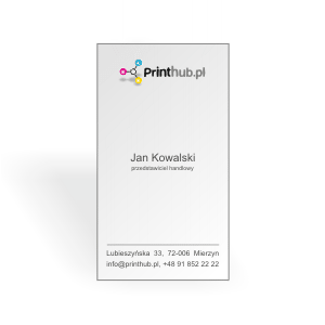 Business cards (51x89) vertical from Canva program