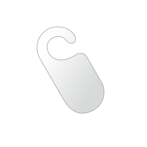(85x190) Hook tag, small